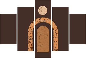 Kép - Narancssárga ívek N⁰3 (150x105 cm)