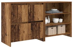 Oldalszekrények 2 pcs Régi fa 70 x 41 x 75 cm Faanyag