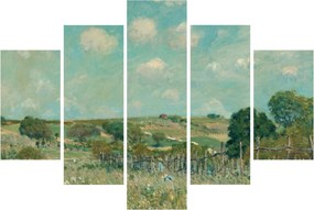 Kép - Alfred Sisley,  Meadow, reprodukciók (150x105 cm)