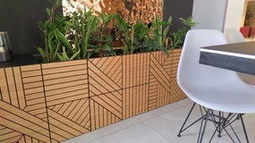 ÁTLÓS DIÓ 60x60 MDF FALPANEL 17MM