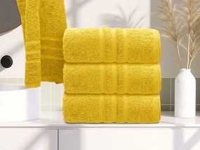 Comfort törölköző 50 x 100 cm sárga, 100% pamut