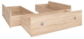 Fiók az ágy alá Nepo Plus 140 cm (szonoma tölgy) (3 db.). 1098324