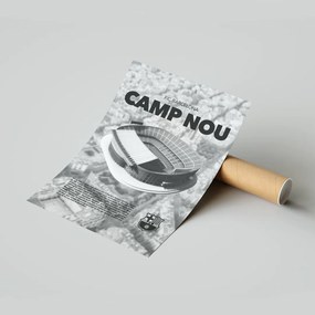 Poszter Camp Nou Fc Barcelona Focilabda 20x30 cm Ajándék ötlet