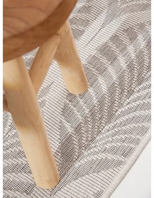 Szürke-elefántcsont színű kültéri-beltéri futószőnyeg 80x250 cm Duet Liora – NORTHRUGS