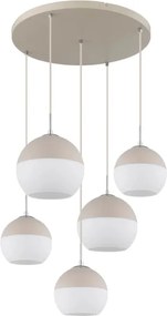 Globo 15999-5HR - RAGUSA kábelre függesztett csillár 5xE27/60W/230V