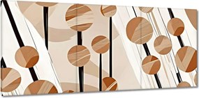 Vászonkép 150x70 Bézs az oszlopokon