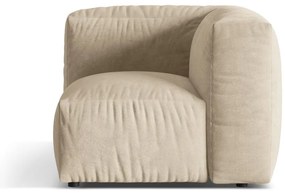 Bézs bársony kanapé modul (variálható sarok) Martina – Micadoni