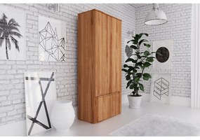 Bükkfa ruhásszekrény 90x206 cm Vento 2 - The Beds