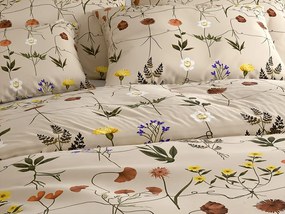 HERBAL bézs mikroszálas ágyneműhuzat Ágyneműhuzat mérete: 70 x 90 cm | 140 x 200 cm