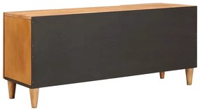 TV szekrény ajtóval Világosbarna 105 x 33 x 46 cm tömör mangófa