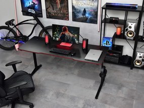 PC asztal Matts 160 (fekete). Akció -18%. 1109783