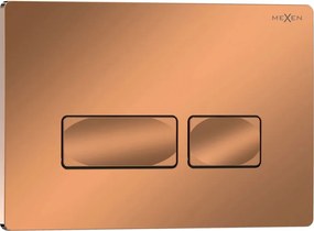 Mexen Tex 04 öblítő gomb, fényes rózsaarany - 6104-09