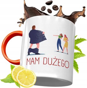 Narancssárga Vicces Bögre Vicces Ajándék fényképes nyomtatással