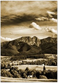 Poszterek 70x100 Tátra Lengyel hegyek Kilátás