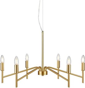 MARKSLÖJD 108210 MONARCH Glamour Csillár Arany E14 IP20