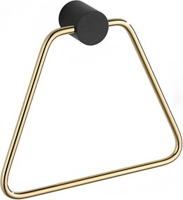 Mexen Aron törölközőtartó, fekete/arany - 7088132-57