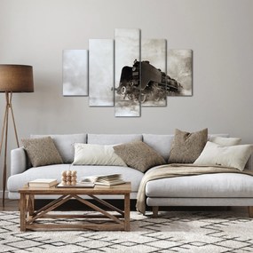 Kép - Vonat a ködben (150x105 cm)