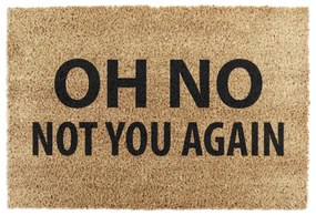 Kókuszrost lábtörlő 40x60 cm Not You Again – Artsy Doormats