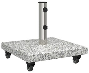 Kerekes Napernyő Alaptermék Ø38/48mm Szürke Gránit 30 kg Négyzet