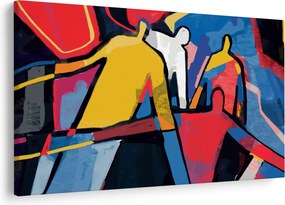 Kép - A férfiak absztrakciója (90x60 cm)