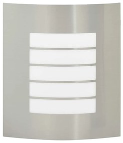 Kültéri Fali Lámpák 2 pcs Ezüst 23.5 x 10.5 x 26 cm