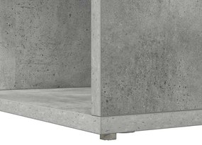 Sarokíróasztal Beton szürke 101,5 x 149,5 x 149,5 cm Faanyag