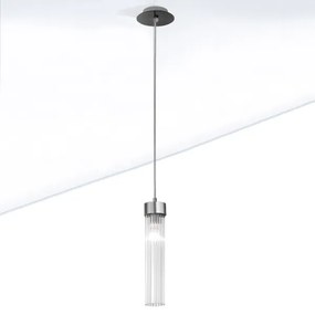 Kolarz 6009.30160 - Csillár zsinóron RAGGIO 1xE14/25W/230V matt króm