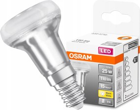 Led izzó E14 Reflektor 1,5W 25W 2700K Osram