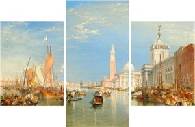 Kép - Joseph Mallord William Turner, Venice the Dogana and San Giorgio Maggiore, reprodukciók (90x60 cm)
