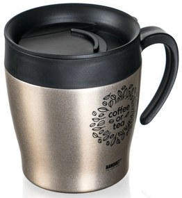 Banquet TAZZA 330 ml utazó termosz, bézs