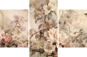 Kép - Vintage madár festmény (90x60 cm)