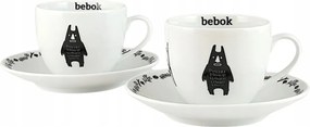 Beboki és társai Porcelán csésze szett 2x csészealjjal |320ml|Bogucice