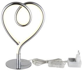 Globo 28054C - LED Asztali lámpa AMORE LED/6W/230V fényezett króm