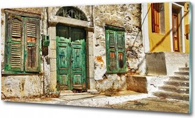 Fotó kép edzett üveg Bájos utca 125x50