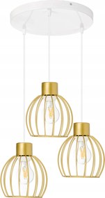 Mennyezeti Lámpa Függő Túlnyúlás csillár drót arany 3