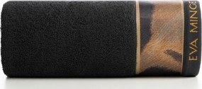 Törölköző 50x90 Eva by Eva Minge Fekete-bronz Premium 500gr