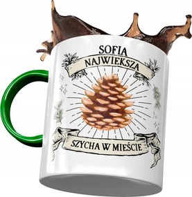 Zöld Bögre Szófia Barátnőknek Ajándék Nyomtatott Fotóval