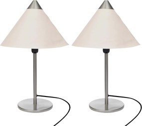 vidaXL Lámpák 2 pcs Fehér 25 x 25 x 40 cm Papír