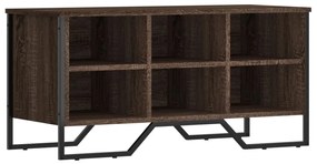barna tölgy színű szerelt fa cipőszekrény 90 x 38 x 45,5 cm