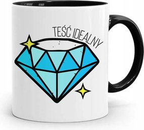 Fekete Bögre Apósnak Tökéletes Ajándék fényképes nyomattal