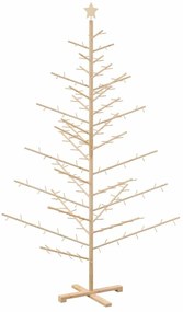 Fából készült Karácsonyfa Természetes 210 cm Tömör fenyőfa