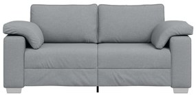 Kétfős Kanapé Szürke 140 cm Szövet