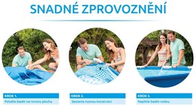 Marimex Florida medence 3,05 x 0,76 m BEACHSIDE tartozékok nélkül - Intex 28206