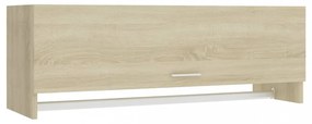 sonoma tölgy színű szerelt fa ruhásszekrény 100 x 32,5 x 35 cm