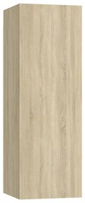2 db sonoma tölgy szerelt fa TV-szekrény 30,5x30x90 cm
