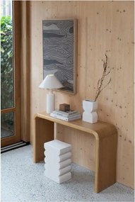 Natúr színű konzolasztal 38x120 cm Brave – Zuiver