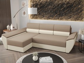 Sarok ülőgarnitúra Radiant L3 (bézs + krém) (B). 1062239