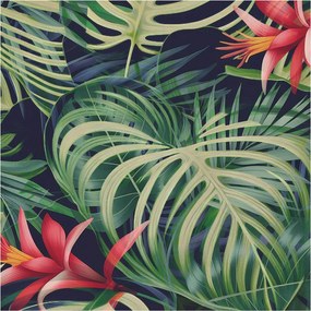 Stílusos Dekoratív fotótapéta Flizelin Egzotikus növények 250x250