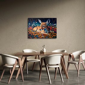Kép - Festett szarvas (70x50 cm)
