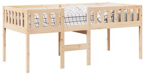 tömör fenyőfa gyerekágy matrac nélkül 90 x 200 cm